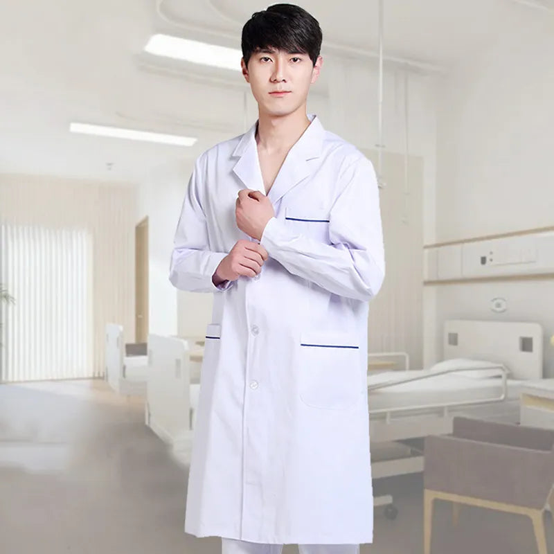 White Long Nurse & Doctor Coat
