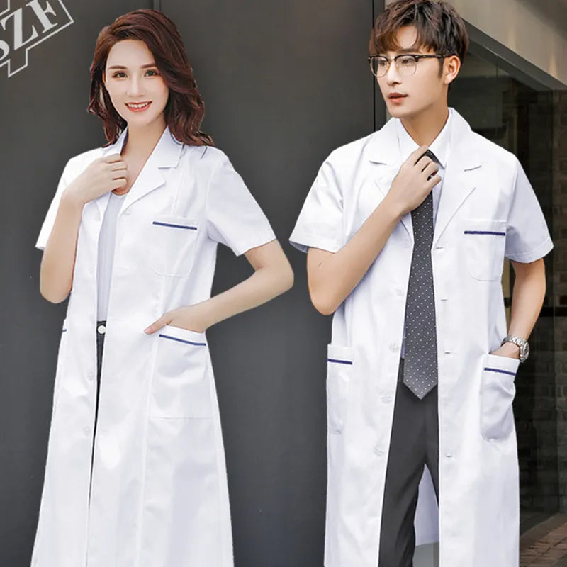 White Long Nurse & Doctor Coat