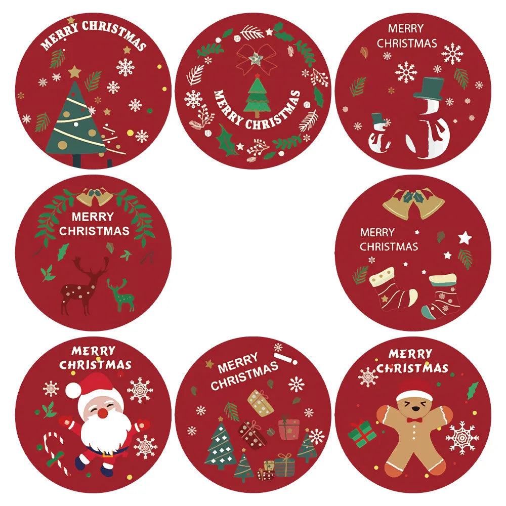 Christmas Seal Label Stickers
