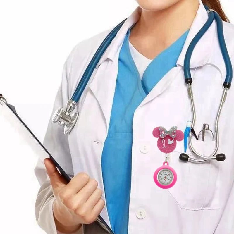 Acrylic Doctor Clip Pocket Watches