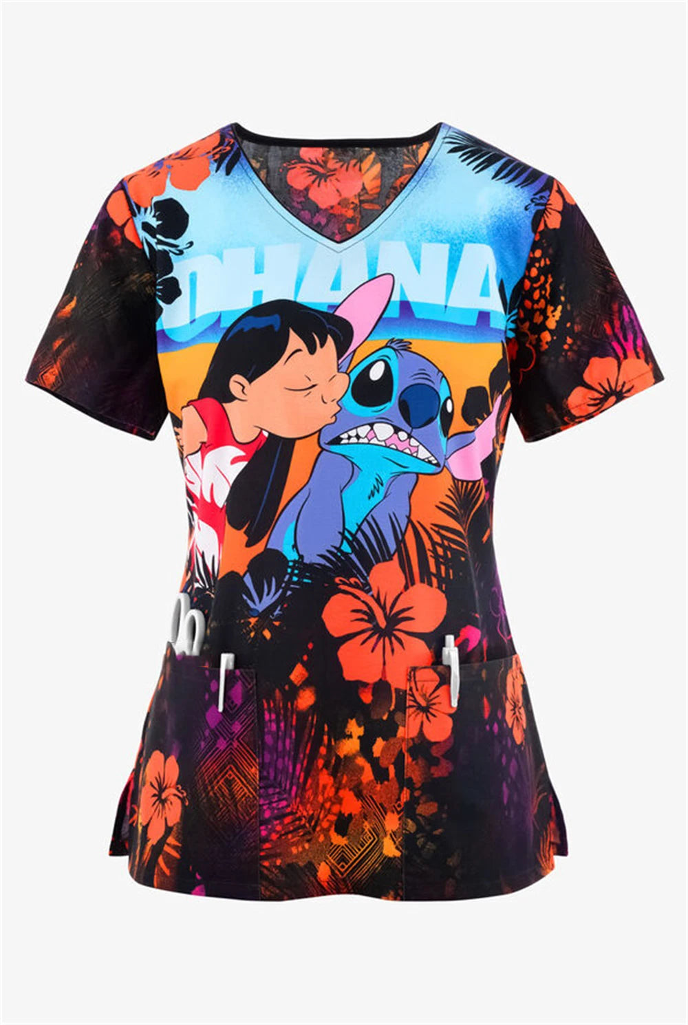 Disney Print Nurse Scrub