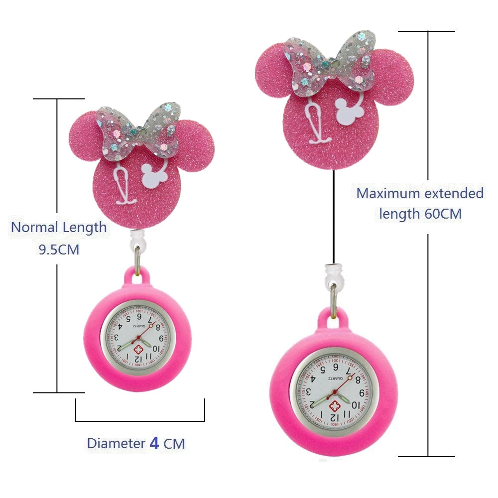 Acrylic Doctor Clip Pocket Watches