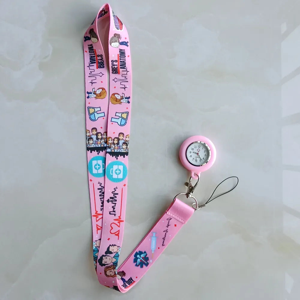 Nurse Keychain Pocket Watches