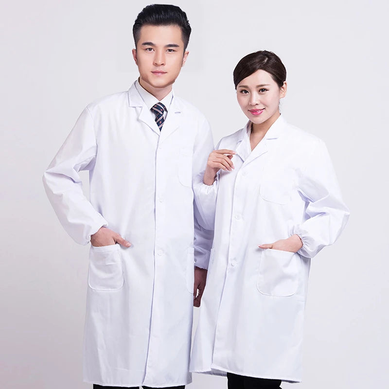 White Long Nurse & Doctor Coat