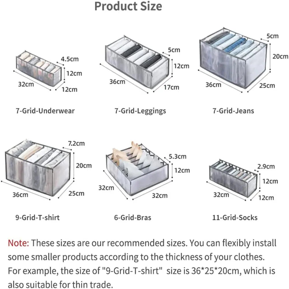 Wardrobe Separator Boxes