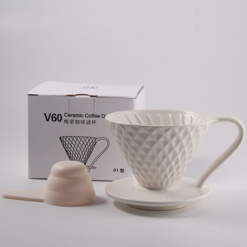 Ceramic Coffee Cone Hand Brewed Coffee Filter Cup