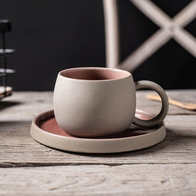 Round Ceramic Coffee Mug