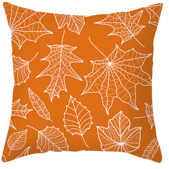 Maple Leaf Pumpkin Pillowcase