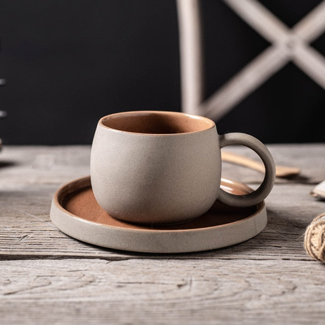 Round Ceramic Coffee Mug