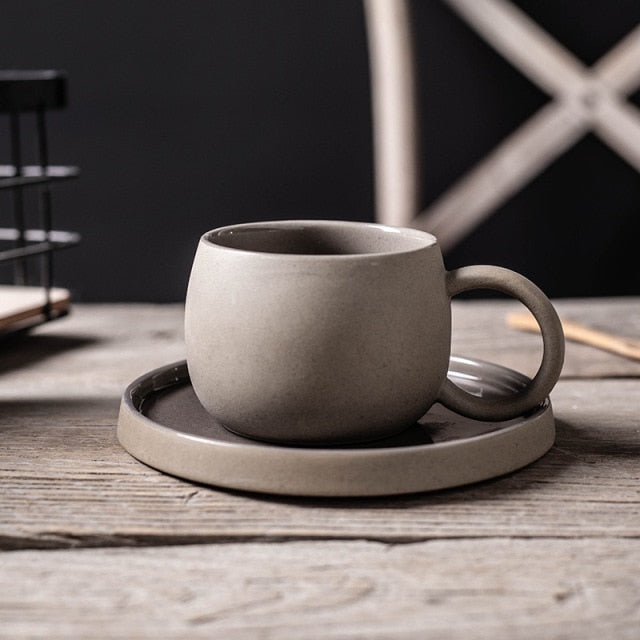 Round Ceramic Coffee Mug