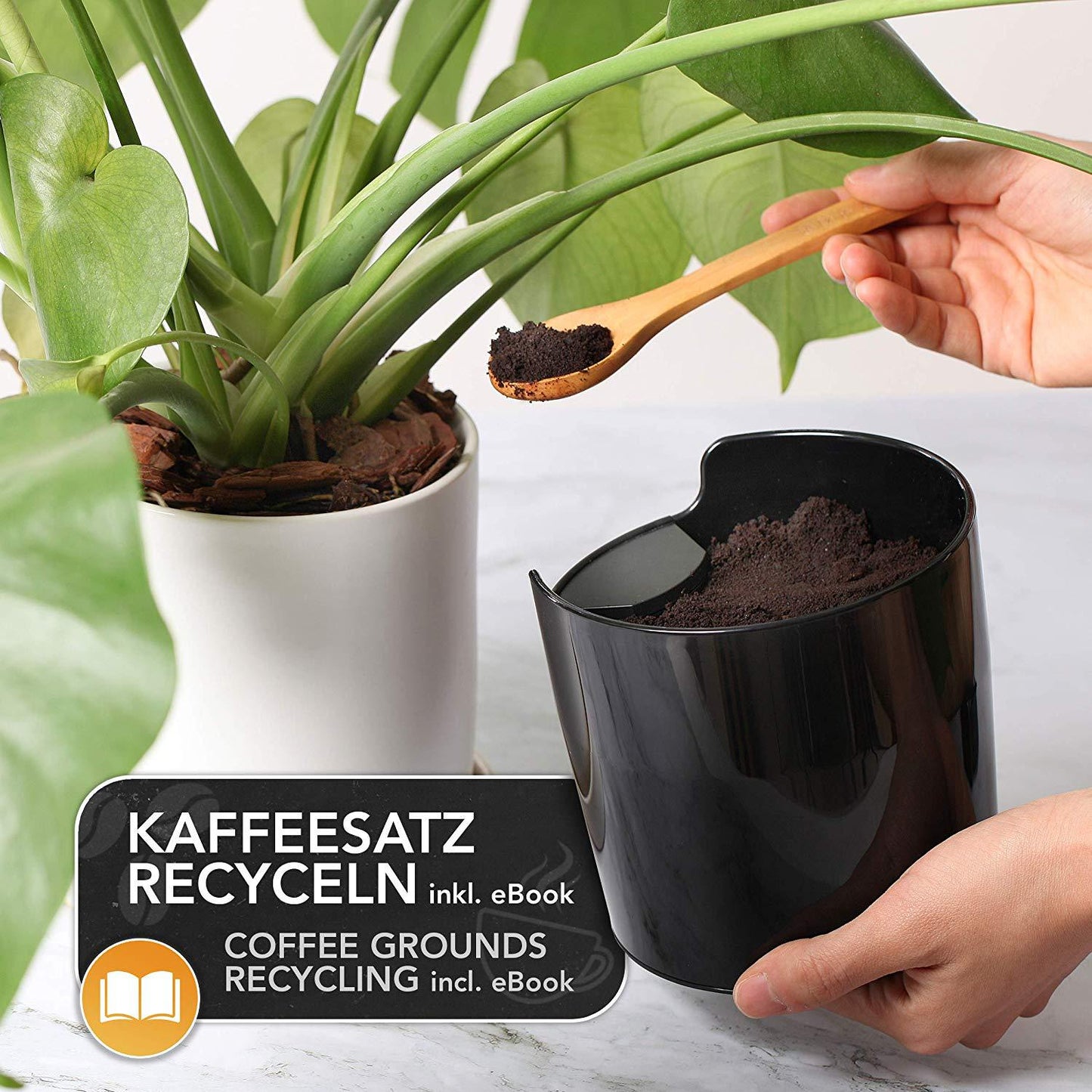 Coffee grounds bucket Coffee knocking grounds bucket