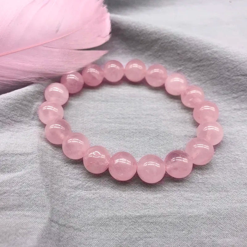 Pink Rose Quartz Bracelet