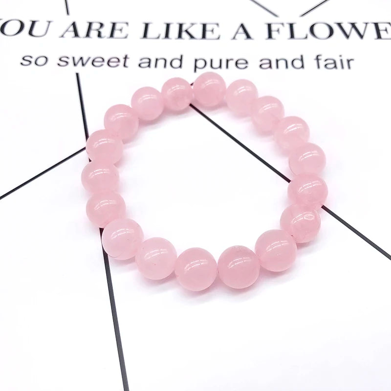 Pink Rose Quartz Bracelet