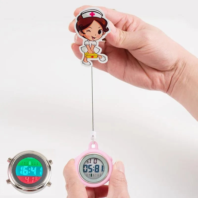 Cartoon Multi-Function Pocket Watches