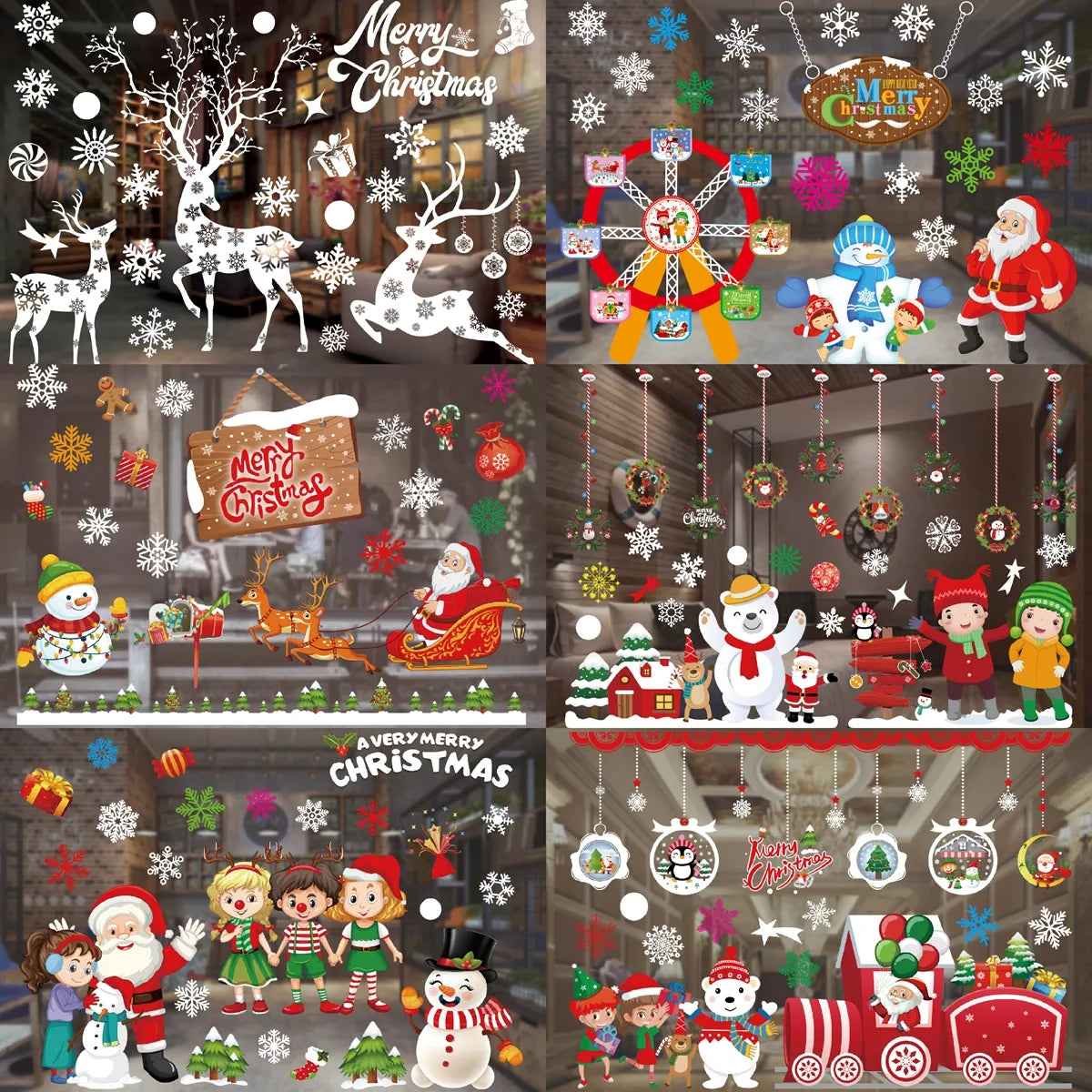 Christmas Wall Window Stickers