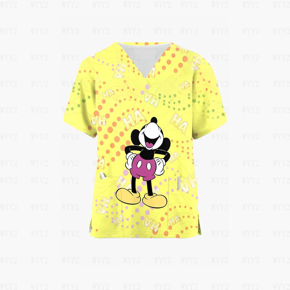 Disney Print Nurse Scrub