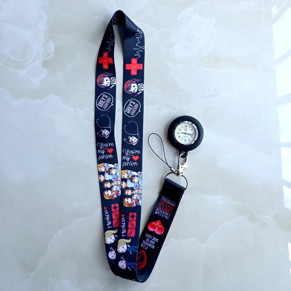 Nurse Keychain Pocket Watches