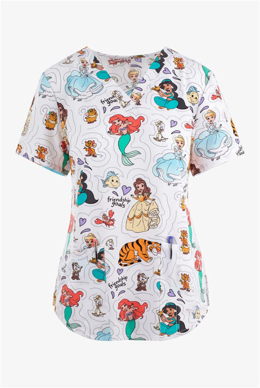 Disney Print Nurse Scrub