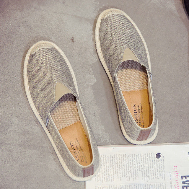 Breathable Linen Canvas Shoes