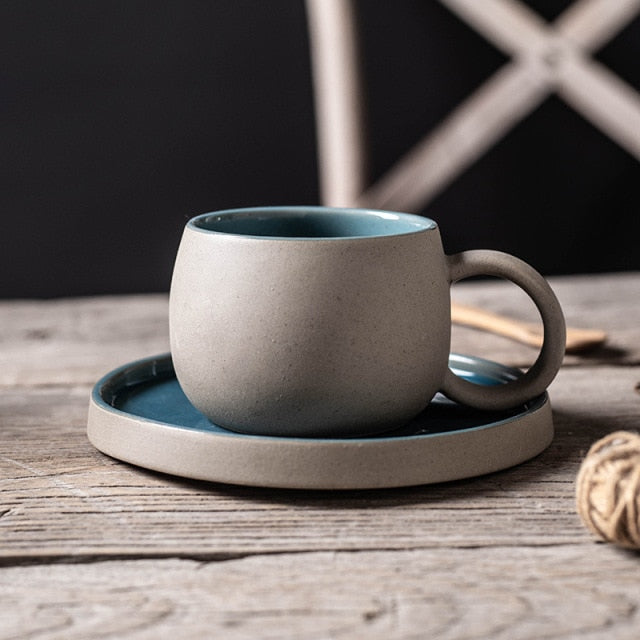 Round Ceramic Coffee Mug