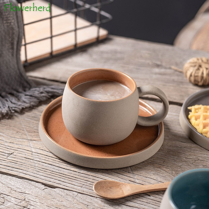 Round Ceramic Coffee Mug