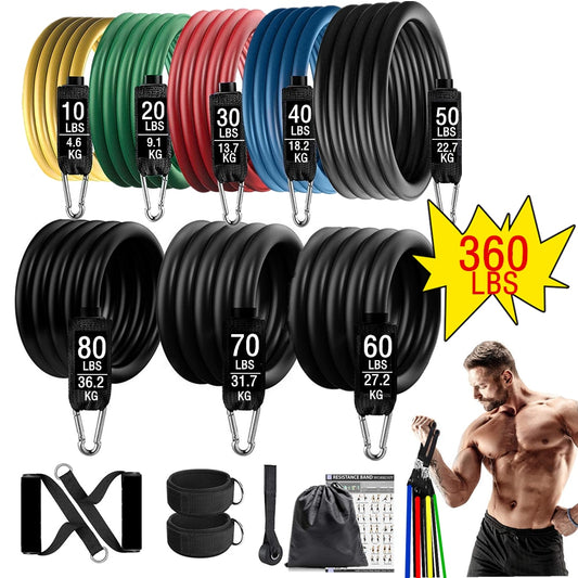 Fitness Resistance Bands Set