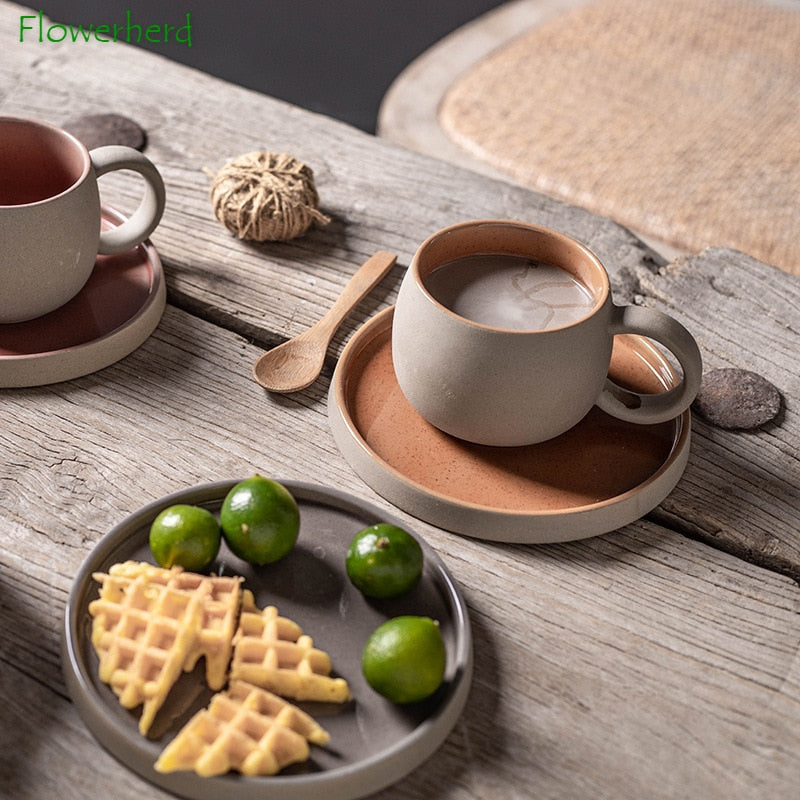 Round Ceramic Coffee Mug