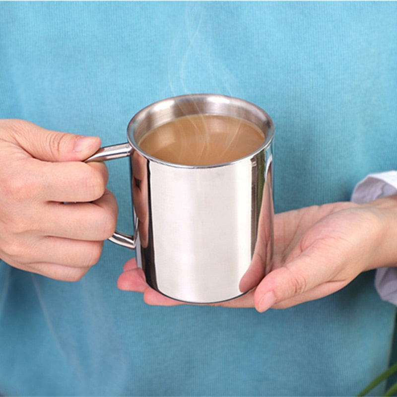 Double Wall Stainless Steel Coffee Mug